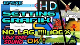 How to Setup ePsxe ps1 emulator no graphic no lag low cpu works 100 [upl. by Teleya]