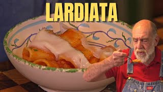 RIGATONI LARDIATI con sugo di pomodoro e LARDO in varie consistenze Le ricette di Giorgione [upl. by Aundrea578]