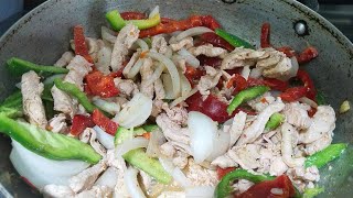 CHICKEN FAJITA RECIPEARABIC RECIPE CHICKEN FAJITAchickenfajita reels youtubeshort foodie [upl. by Acinehs]