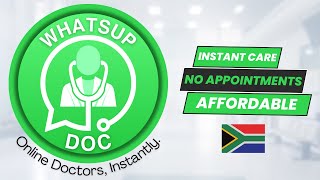 Whatsup Doc  Online Doctors Instantly onlinedoctor southafrica [upl. by Allene]