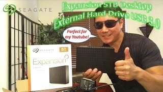 Seagate Expansion 5TB Desktop External Hard Drive USB 30 [upl. by Aicre]