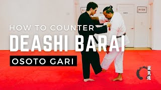 Deashi Barai countered by Osoto Gari Opening of Jukidos Kaeshi no Kata [upl. by Abbottson]