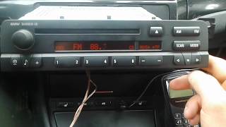 Radio Business cd BMW e46 Siemens VDO MP3 AUX  Multifunkcja [upl. by Hedve]