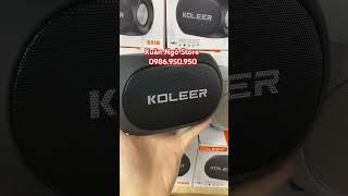 Loa Bluetooth hãng KOLEER S918  loa karaoke miniloabluetooth loakaraoke youtubeshorts [upl. by Peedus550]