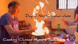 Cooking classes for Foreigners  Mysore Sachin’s kitchen India 🇮🇳 cookingclass [upl. by Syxela]