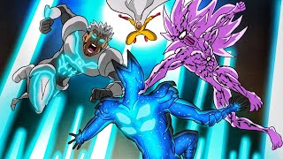 COSMIC GAROU vs BOROS amp SAITAMA amp Blast fan animation  Saitama vs blast PART 7 ONE PUNCH MAN [upl. by Enairda748]