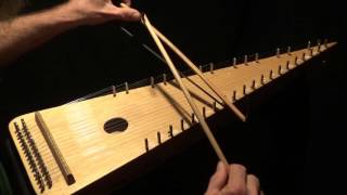 quotGreensleevesquot on Bowed Psaltery [upl. by Hanavas]