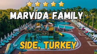 Marvida Family Eco  5 FamilyFriendly Resort in Side Turkey [upl. by Alamak120]