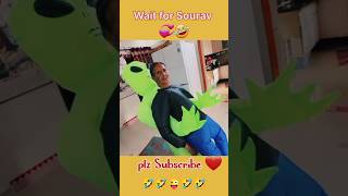 Sourav Ko Alien Ne Pakad Lia😭😭😜😜shorts ytshorts souravjoshivlogs comedy [upl. by Ayeka]