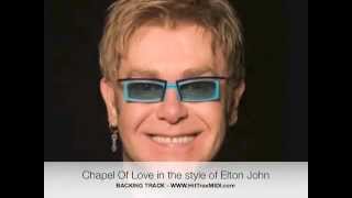 Chapel of Love by Elton John  MIDI File and Backing Track [upl. by Lory]