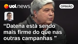 Datena está sendo mais firme nessa campanha e tende a ser candidato nas eleições de SP diz Tales [upl. by Anaehr609]