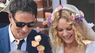 Vanessa Paradis a 50 ans  son mariage dans une sublime robe blanche [upl. by Cutcheon]