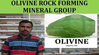 Olivine Rock Forming Mineral Group [upl. by Kuebbing]