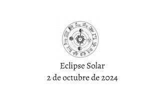 Eclipse Solar  2 de octubre de 2024 [upl. by Rebmat]