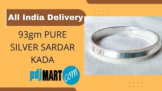 93gm PURE SILVER SARDAR KADA ALL INDIA DELIVERY udaipur shorts [upl. by Ydarb]