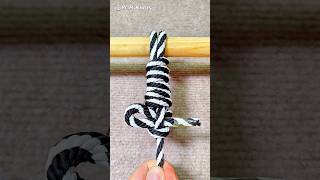 YCBKnots 258，This is a commonly used fixed rope knotdiy viral shorts绳结knots [upl. by Revert]