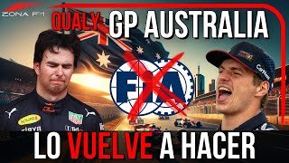 ¡Sabotaje a Checo Ridícula Penalización  Qualy Australia Formula 1 [upl. by Gianni515]