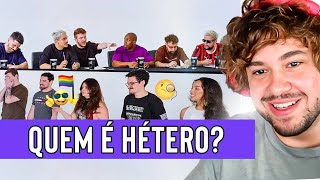 QUEM É HÉTERO  React Aqueles Caras [upl. by Roanna765]