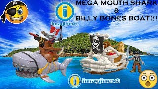 Imaginext Mega Mouth Shark and Billy Bones Boat [upl. by Okihcas]