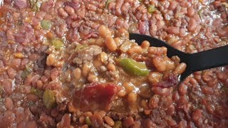 Southern Style Baked Beans With Bacon [upl. by Eesdnyl]