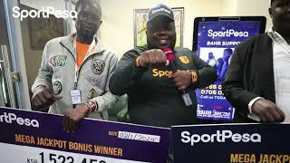 Kshs 15 Million SportPesa Mega Jackpot bonus winners [upl. by Nhaj118]