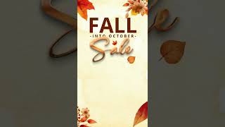 Fall Into October Savings [upl. by Okimat]