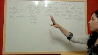 QUIMICA REDOX E22 Determinación de la composición de una mezcla por volumetría redox [upl. by Eeroc]