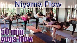 50 Minute Yoga Class  8 Limbs of Yoga Part 2 Niyama [upl. by Ares]