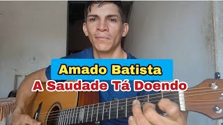 A SAUDADE TÁ DOENDO Amado Batista  Aldeí de Sousa musica shortvideos amadobatista [upl. by Sladen341]