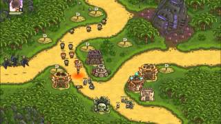 Kingdom Rush Frontiers PC  LOST JUNGLE veteran campaign [upl. by Salba174]