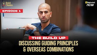 EP 1 The Build Up  Discussing Guiding Principles amp Overseas Combinations  IPL 2025 Auction  RCB [upl. by Kolk]