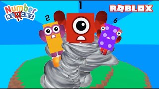 Numberblocks 110 TAKE ON Natural Disaster Survival  Roblox [upl. by Feingold103]