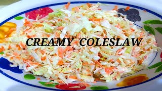 Sweet Creamy Coleslaw from scratch in 3 minutes How to make Coleslaw like KFC  with apples [upl. by Studley276]