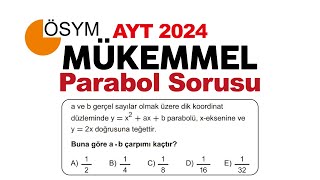 AYT 2024 Mükemmel Parabol Sorusu ayt2024 türev [upl. by Glen]