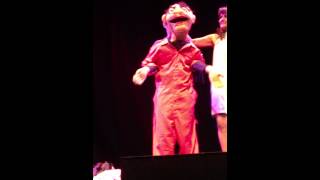 Shane on stage with Nina Conti Sep 2013 [upl. by Eidnalem]