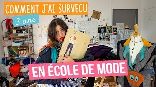 Faire une école de mode  comment jai survécu  Couture Débutant [upl. by Ellertnom447]