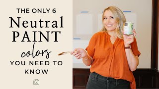 INTERIOR DESIGN  Best Neutral Paint Colors [upl. by Solracnauj]