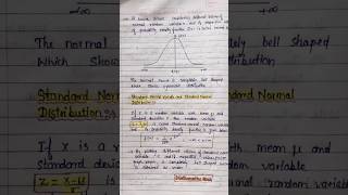 Standard normal distribution [upl. by Dorrahs746]