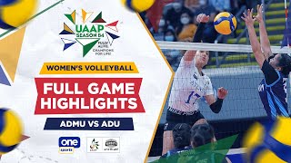 Ateneo vs Adamson Round 2 highlights  UAAP Season 84 Womens Volleyball [upl. by Woodson]