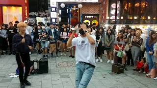 킹덤즈 KingdomS  Pentagon 빛나리 Shine  Dance Cover 20180520 Kpop in Hongdae 홍대 Street Dance [upl. by Roby]