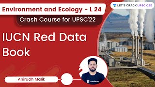 Environment and Ecology  L24  IUCN Red Data Book  Anirudh Malik  Lets Crack UPSC CSE [upl. by Aerdnu914]