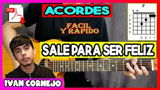 TUTORIAL Sale Para Ser Feliz Ivan Cornejo Guitarra Acordes [upl. by Hymen]