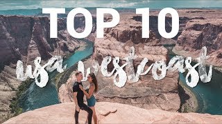 TOP 10 ORTE USA WESTKÜSTE die man gesehen haben sollte ∙ Reisetipps amp Sehenswürdigkeiten [upl. by Tanya]