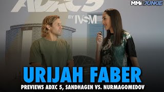 Urijah Faber Talks ADXC 5 Breaks Down Sean O’Malley vs Merab Dvalishvili [upl. by Shandy]