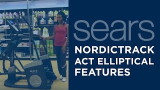 NordicTrack Elite ACT Elliptical Feature  Display Screen [upl. by Halfdan]