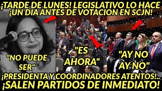 TARDE DE LUNES BOMBAZAZO LEGISLATIVO LO HACE UN DIA ANTES PROYECTO EN CORTEE SALEN PARTIDOS ANDALE [upl. by Jacquet]