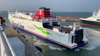 MV Optima Seaways amp MV Stena Nordica at Rosslare Europort 20924 [upl. by Winograd]