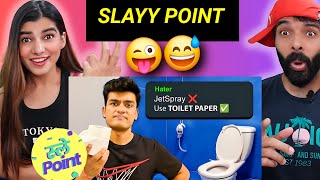 Slayy Point  Letting HATERS Control Our Life Reaction  Deepak Ahlawat [upl. by Ymaral128]