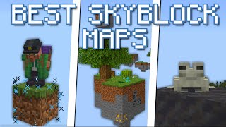 The Best Skyblock Maps in Minecraft Bedrock [upl. by Sacul273]