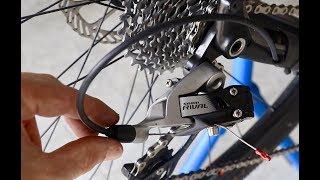 How to Adjust a Rear Derailleur [upl. by Krystalle]